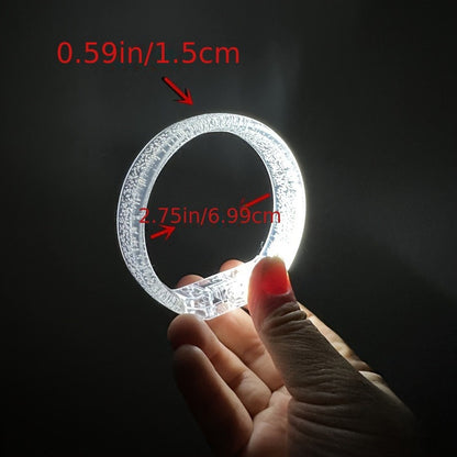 6/12Pcs, LED Flash Bracelet, Suitable for Concerts, Clubs, Parties, Carnivals, Birthdays, Party Accessories, Cool Items, Glow-In-The-Dark Party Supplies