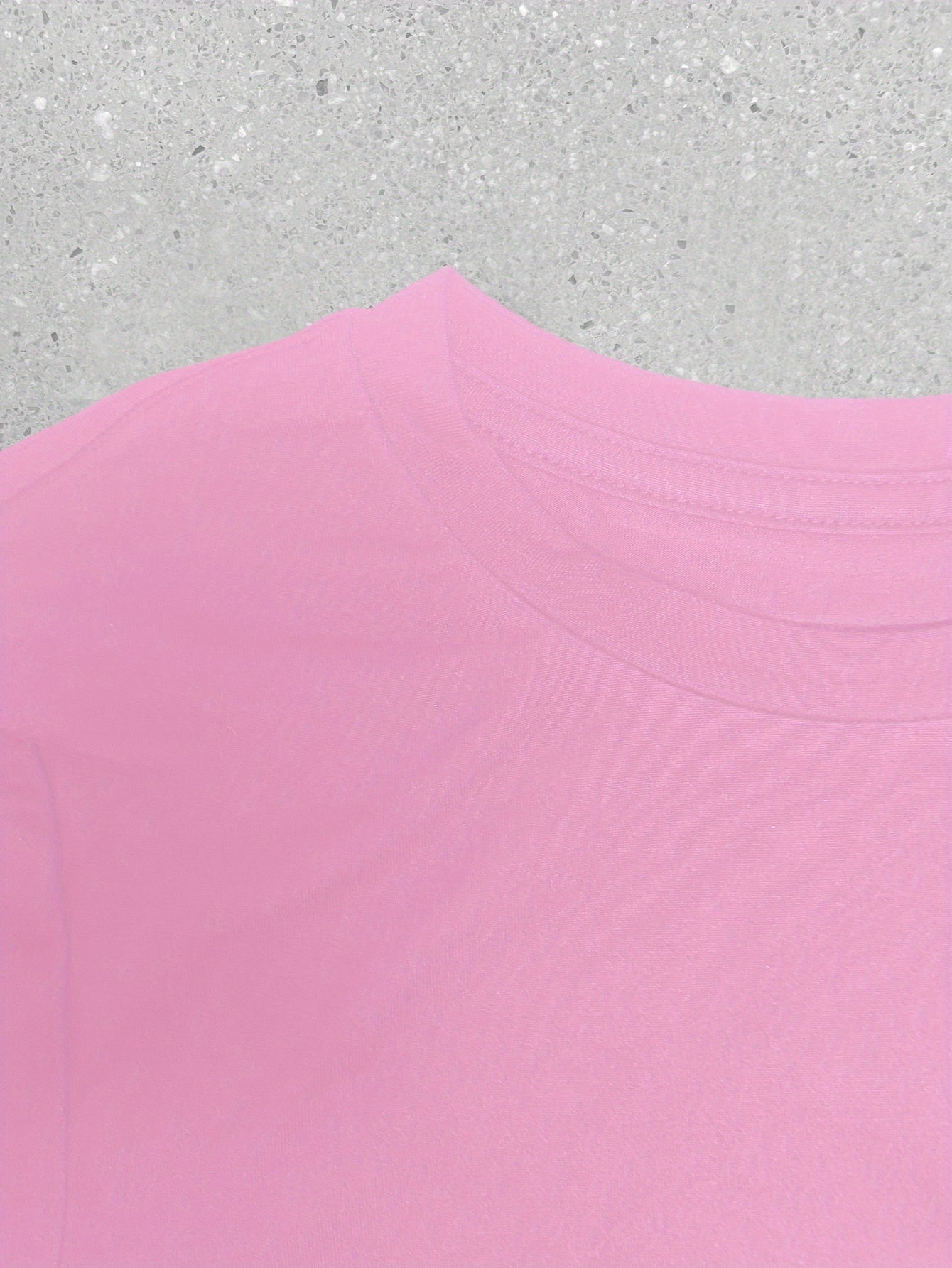 [Y2K Graphic Tee] Pink Polyester Y2K Style Graphic Crop Top T-Shirt - Women's "Eat Sleep Rave Repeat" Crew Neck Tee | Y2K Fashion | Casual Attire, Rave Party Apparel