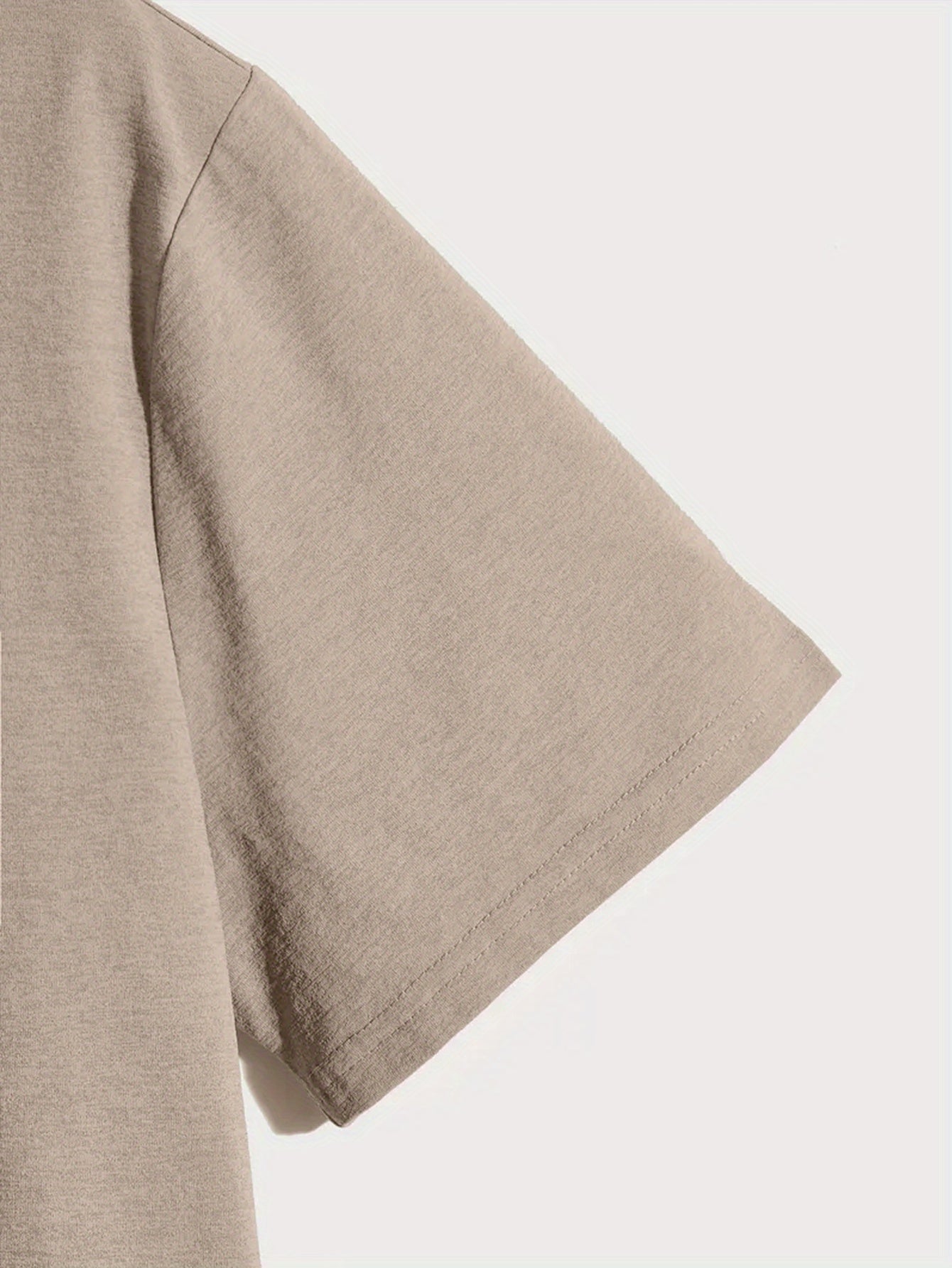 1pc Men'S Casual Crew Neck T-Shirt - Polyester Knit Fabric with Medium Stretch, Short Sleeve Print Top for Going Out, Summer Season - Regular Fit H Tee with "Drum & Bass" Slogan Design
