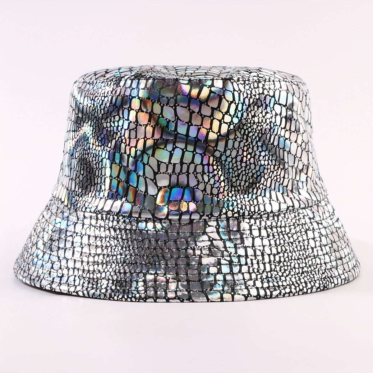 Stylish Reflective Double-Sided Fisherman Hat for Men and Women, Versatile Outdoor Cycling Face-Revealing Bucket Hat
