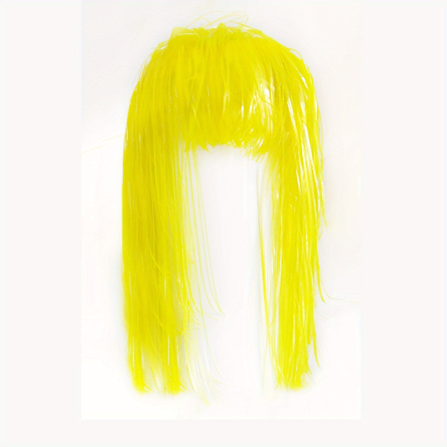 1pc Glow in the Dark Cosplay Wig - UV/Blacklight Activated Neon Pink, Party Dance Wig for Halloween, Costume Events, Clubs - Fluorescent Party Hair with Lightweight Plastic Construction, Club Night Outfit, Festive Decoration,