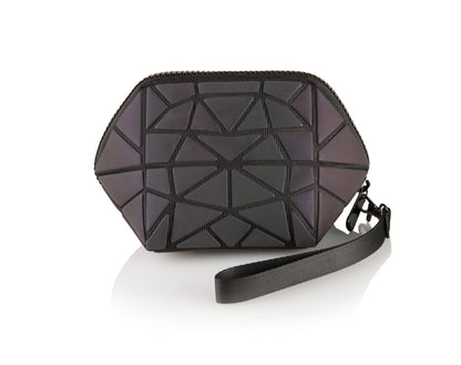 3pc Glow Radium Holographic Reflective Makeup Bag Se