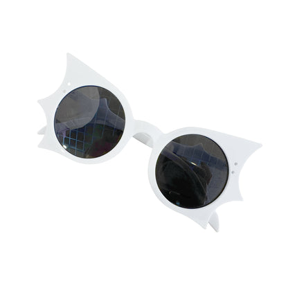 Y2K Vampire Bat-Shaped Fashion Glasses - Gothic Leopard Print & Solid Black Frames for Halloween, Costume Parties, Teens Fashion Accessories, Party Eyewear, Playful Eyewear, Bold Statement Pieces