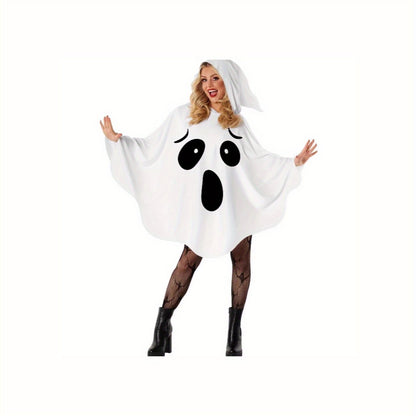 White Bat Halloween Party Costume for Women - Witch and Fairy Cosplay Set