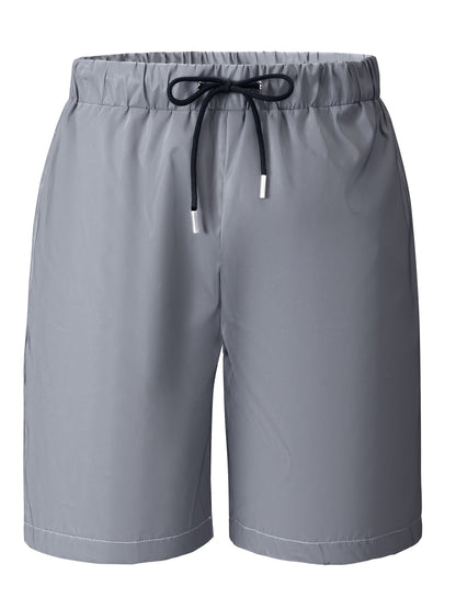 Summer Men's Reflective Shorts Fashion Sports Cycling Casual Straight Five-Pocket Pants