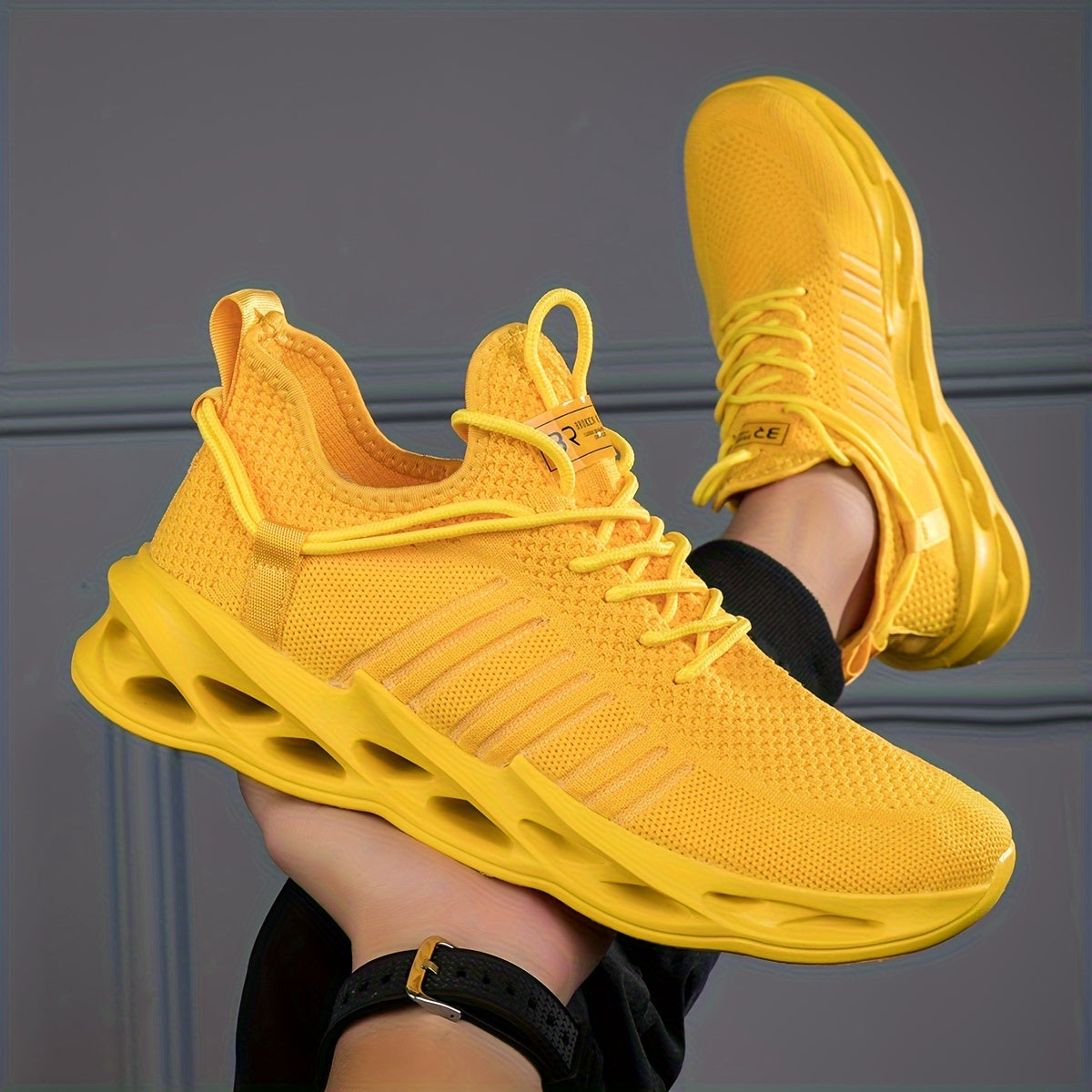 Men'S Breathable Blade Sneakers - Shock Absorbing, Lightweight Non-Slip Running Shoes for Jogging, Tennis, Gym, And Walking - Athletic Sneakers for Youth And Teens