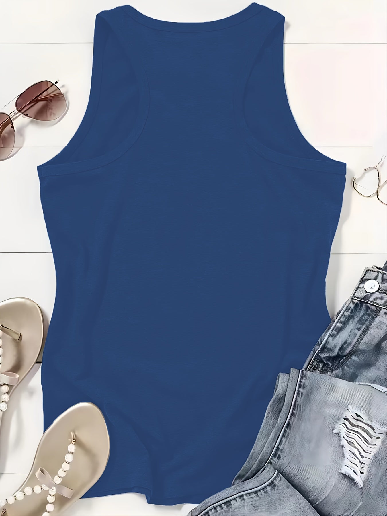 Women'S Casual RAVE Graphic Tank Top - Sleeveless, Round Neck, Light Brown with White Lettering, All-Season Fashion, Casual Attire|Bold Lettering Top|Durable Fabric