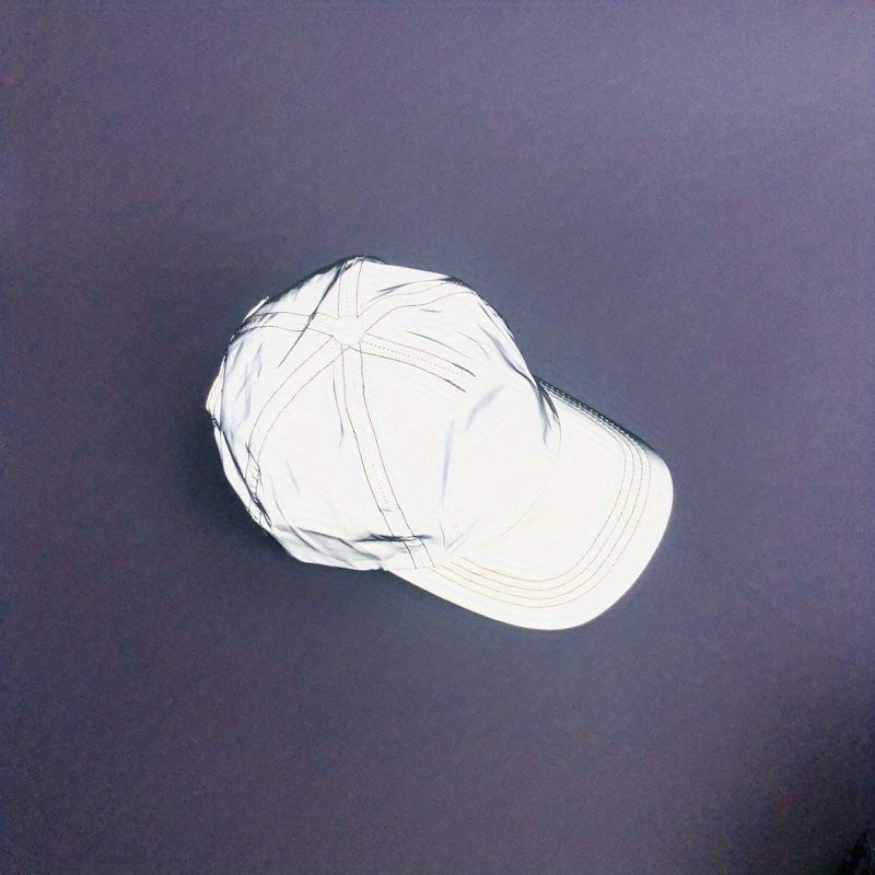 1pc Luminous Reflective Men's Baseball Cap, Ideal Choice For Gifts