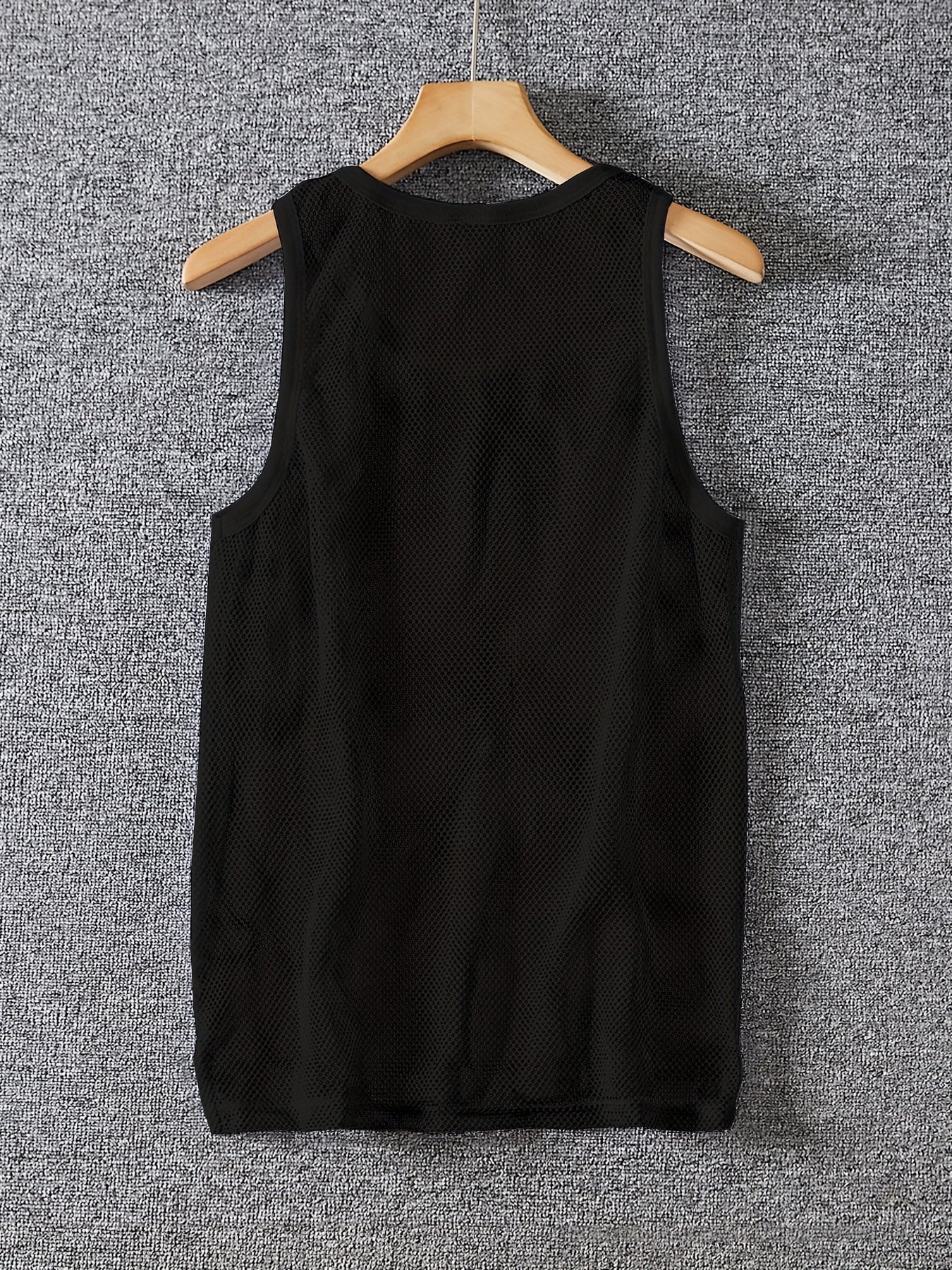 Men'S Sexy Tank Top, Men'S Mesh Tank Top, Men'S Stretchy Tank Top