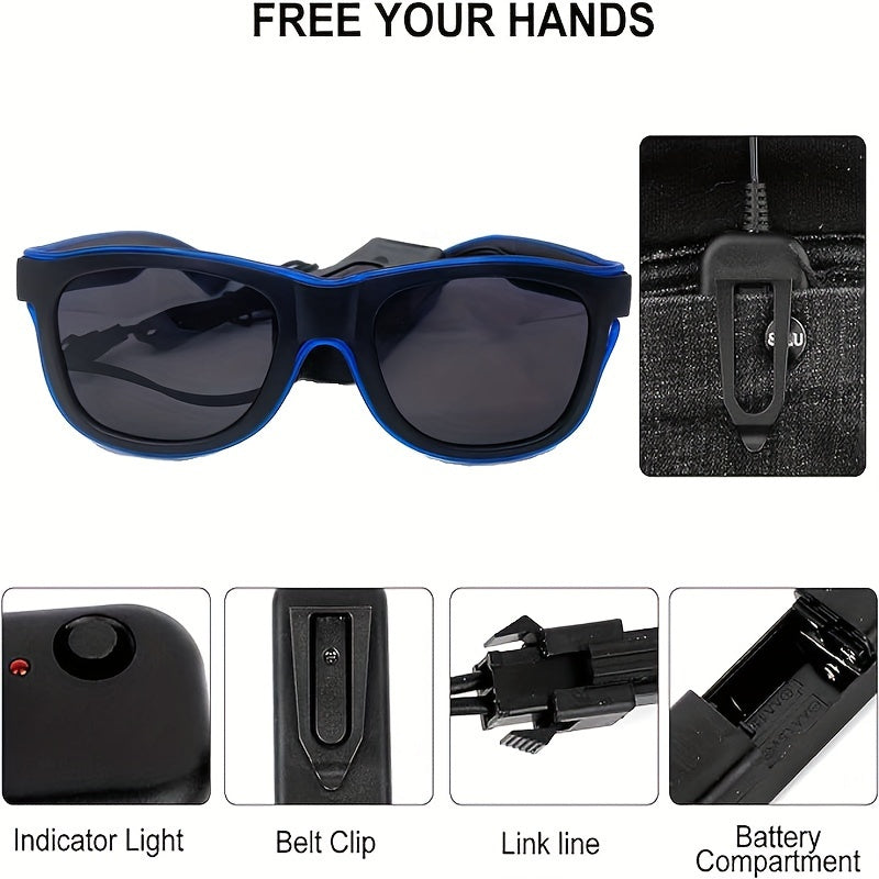 Luminous glasses LED Luminous Lights  Party Glasses