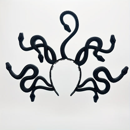 Medusa Large Headband - Handmade with Imperfections, Sexy Party Accessory for Costume Parties, Halloween, Carnival/Masquerade Balls, and Women's Dress-Up Events, Halloween Headpiece, Unique Charm, Mysterious Style, Artistic H