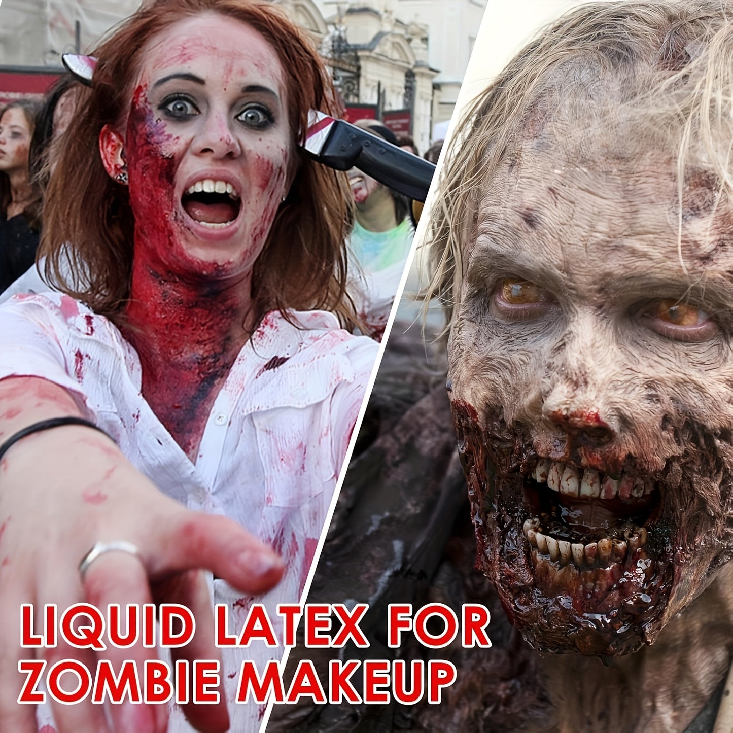 2pcs Liquid Latex SFX Makeup - Quick-Dry Body Paint for Scars, Wounds, Wrinkles | Perfect for Halloween & Special Effects | 30ml Each, Halloween Makeup|Realistic Effects|FastDry Latex