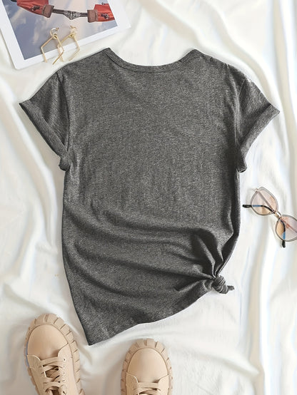 Women'S "Rave Mama" Graphic Tee - Black Casual Summer T-Shirt with Colorful Lettering, Short Sleeve, Round Neck, Lightweight Polyester Blend, Perfect for Festivals & Casual Attire, Festival Clothing | Playful Design | Comfort