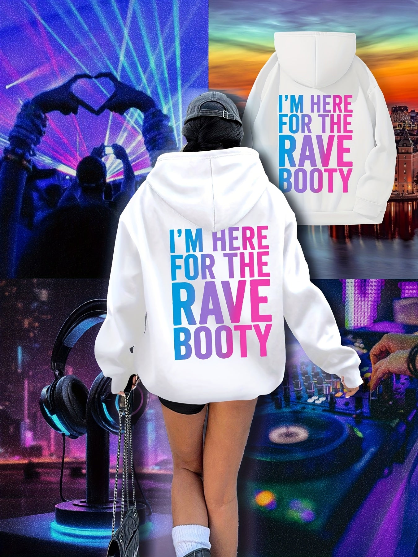 Women's Rave Festival Hooded Sweatshirt