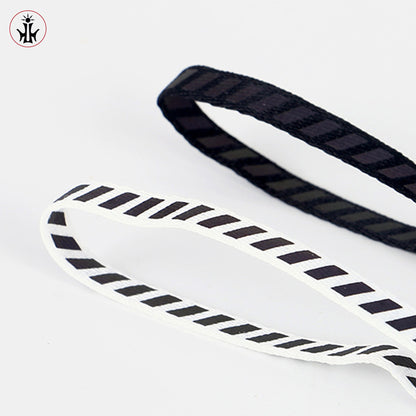 1 Pair Reflective Striped Flat Laces