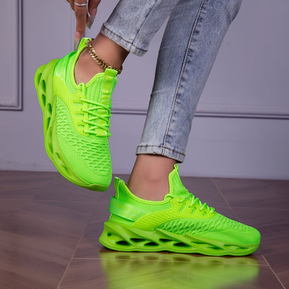 Men's Lightweight Breathable Running Shoes - Vibrant Neon Pink/White/Orange/Black/Green Color Options, MD Sole & Fabric Upper for Gym, Tennis, Walking - All-Season Comfort, Lace-Up Low-Top Athletic Sneakers, Sneakers, Gym Foo