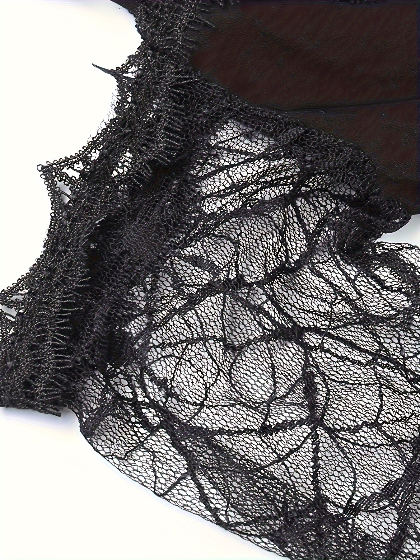 European And American Fashion Dark Wind Lace Patchwork Cobwed Tight Irregular Skirt High Waist Slimming Dress