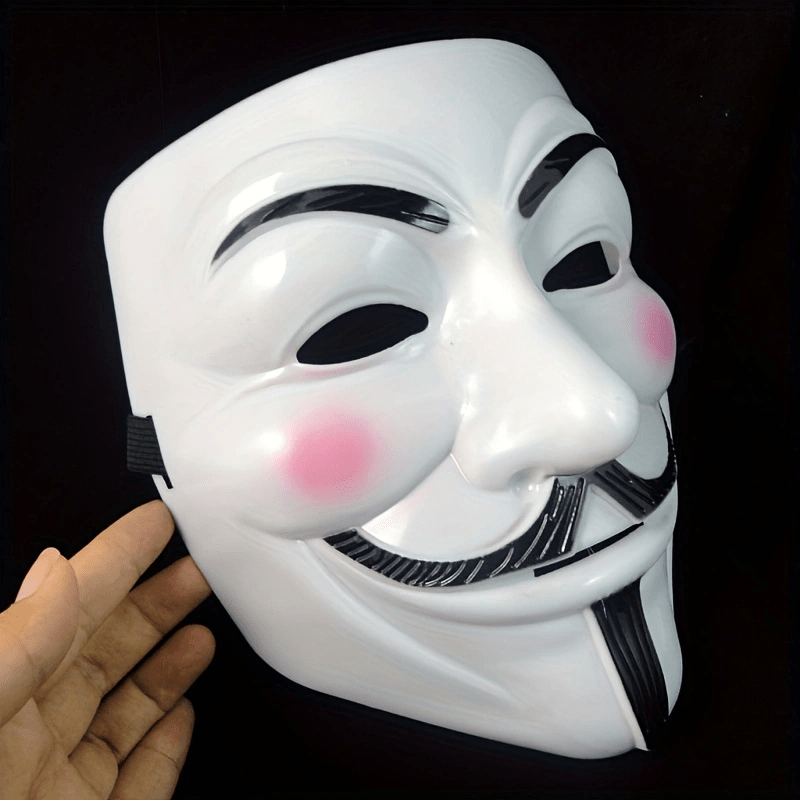 [V for Vendetta Mask] Diximus V for Vendetta Mask | Anonymous Guy Fawkes Halloween Mask Hacker, Perfect for Thanksgiving