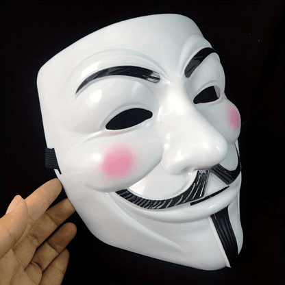 [V for Vendetta Mask] Diximus V for Vendetta Mask | Anonymous Guy Fawkes Halloween Mask Hacker, Perfect for Thanksgiving