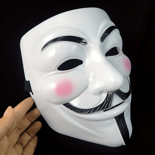 [V for Vendetta Mask] Diximus V for Vendetta Mask | Anonymous Guy Fawkes Halloween Mask Hacker, Perfect for Thanksgiving