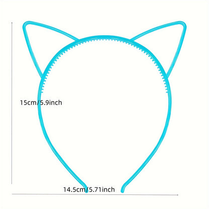 6pcs Glowing Headband Hairband Head Hoop Party Hair Accessories For Women