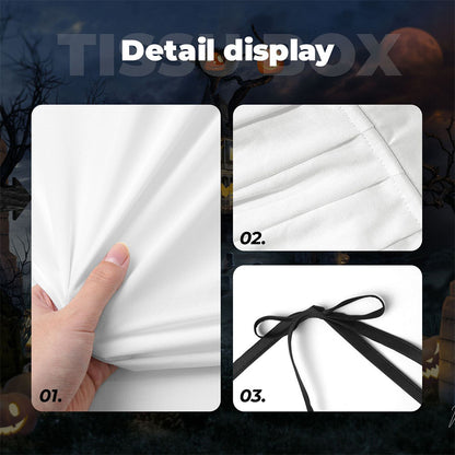1pc Spooky Skeleton Witch's Robe Costume - Glowing Skeleton Design, Unisex Halloween Party Outfit for Men & Women, Easy-to-Wear for Cosplay, haunted houses & Halloween Parties - Perfect Halloween Gift, Cosplay Attire, Futuris