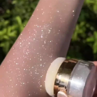 Sparkling Fairy Dust Body Glitter Powder - Shimmering Round Sequin Design for Brides, Weddings, and Parties - Highlighter & Body Glow Powder for Radiant Skin, Party Body Glow | Sparkling Fairy Dust | Iridescent Finis