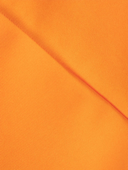 Men's Prison inmate Costume - Bright Orange Jail jumpsuit Onesie with Front Zipper, Halloween, Easter, Cosplay Party Outfit - Non-Stretch Fabric for Themed Events & Prison Roleplay - Easy to Clean, Simple Design, Comfortable