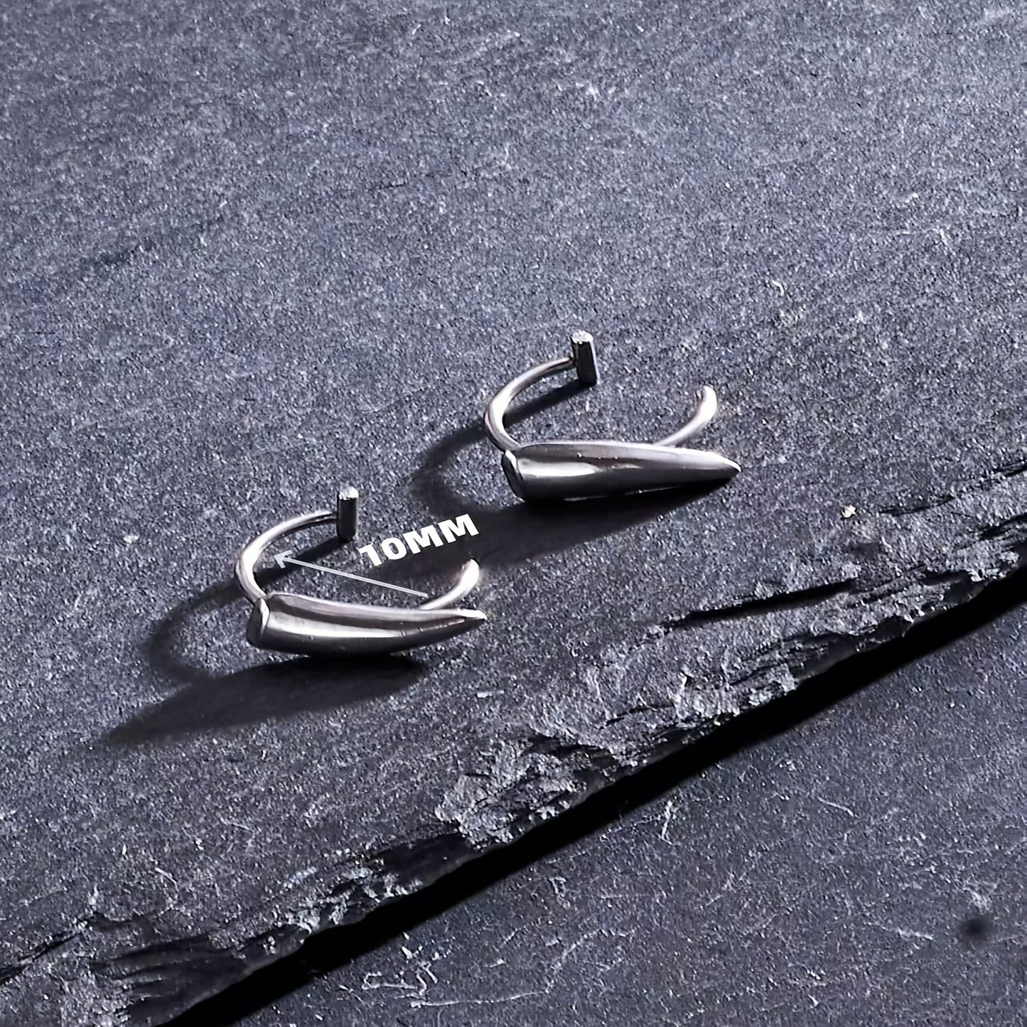 Fashionable And Trendy Unisex Vampire Fang-shaped Lip Accessory, Wolf Fang-shaped Jewelry, 2-4 Pieces, No Need For Piercing