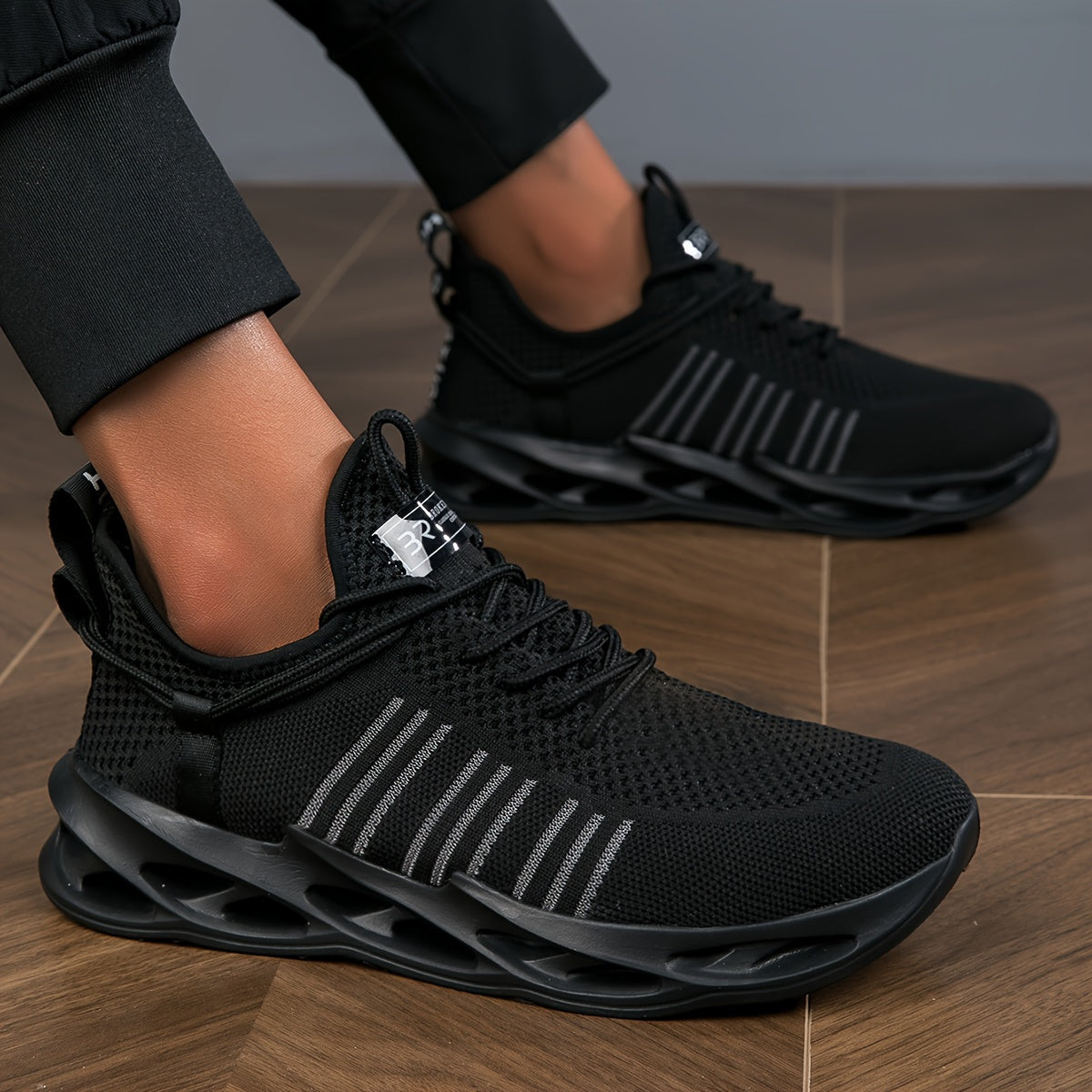 Men'S Breathable Blade Sneakers - Shock Absorbing, Lightweight Non-Slip Running Shoes for Jogging, Tennis, Gym, And Walking - Athletic Sneakers for Youth And Teens