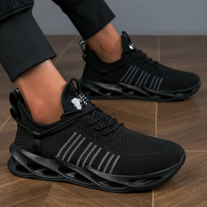Men'S Breathable Blade Sneakers - Shock Absorbing, Lightweight Non-Slip Running Shoes for Jogging, Tennis, Gym, And Walking - Athletic Sneakers for Youth And Teens