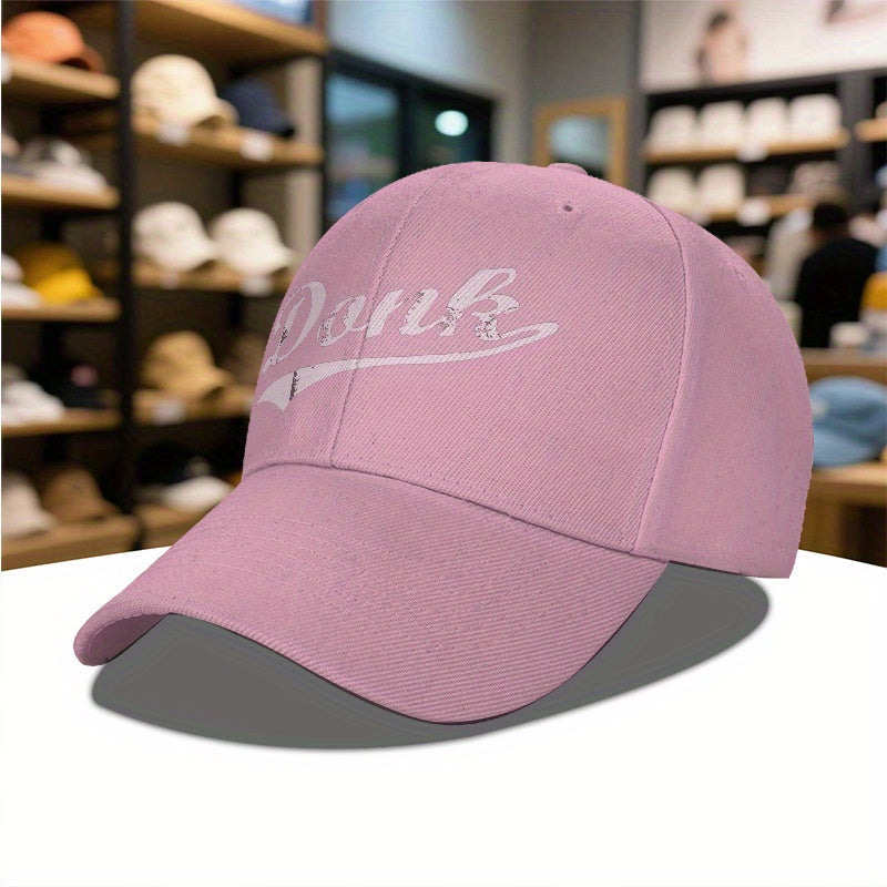 Donk Burnley Lancashire England Unisex Adjustable Baseball Cap for Men & Women - Lightweight Moisture-Wicking 100% Polyester, Breathable Sporty Design for Gym, Travel, Daily Use - Black with White Logo, All-Season Comfort, Tr