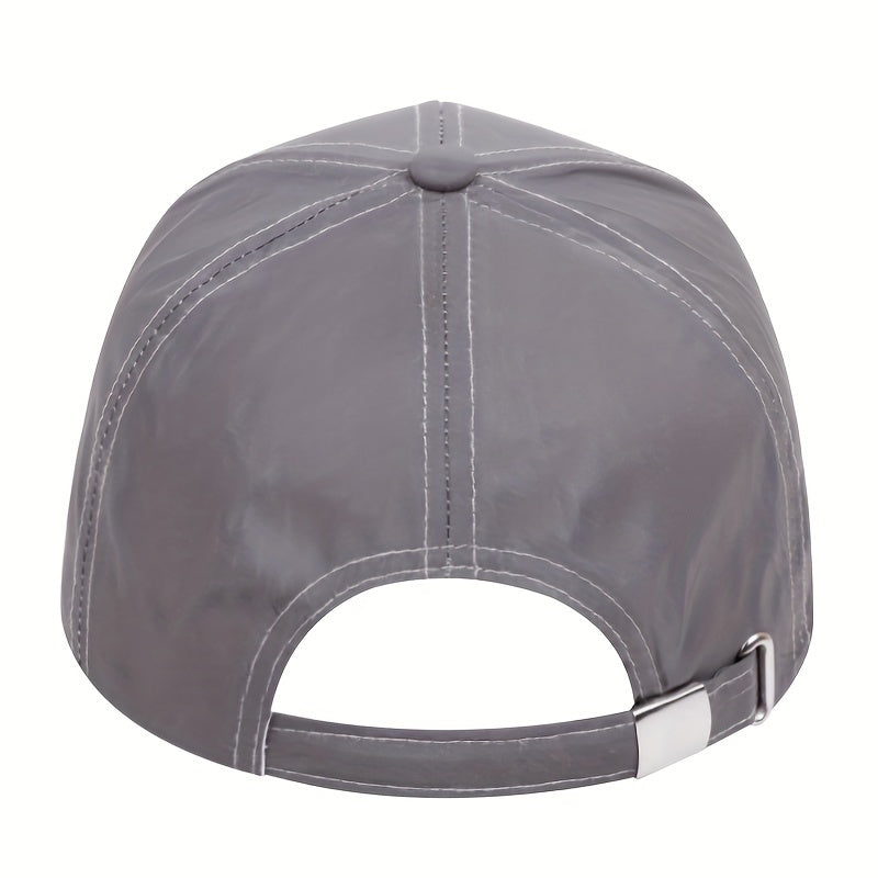 1pc Luminous Reflective Men's Baseball Cap, Ideal Choice For Gifts