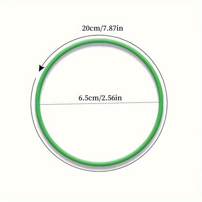 10pc Luminous Silicone Bracelet Set Simple Style Hand Jewelry Decoration Party Favors, For Music Festival