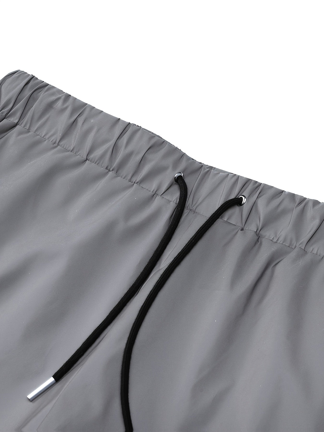 Summer Men's Reflective Shorts Fashion Sports Cycling Casual Straight Five-Pocket Pants