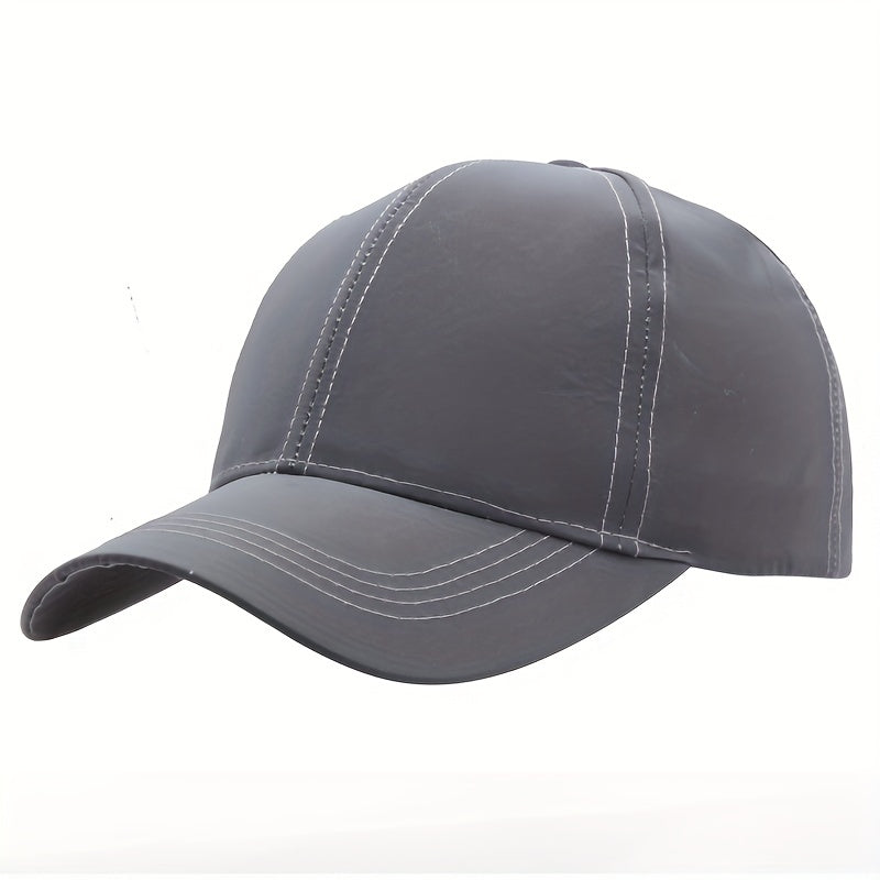 1pc Luminous Reflective Men's Baseball Cap, Ideal Choice For Gifts