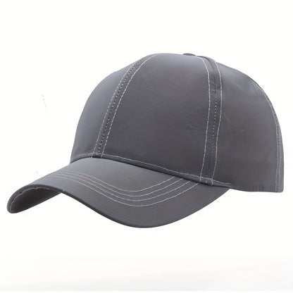 1pc Luminous Reflective Men's Baseball Cap, Ideal Choice For Gifts