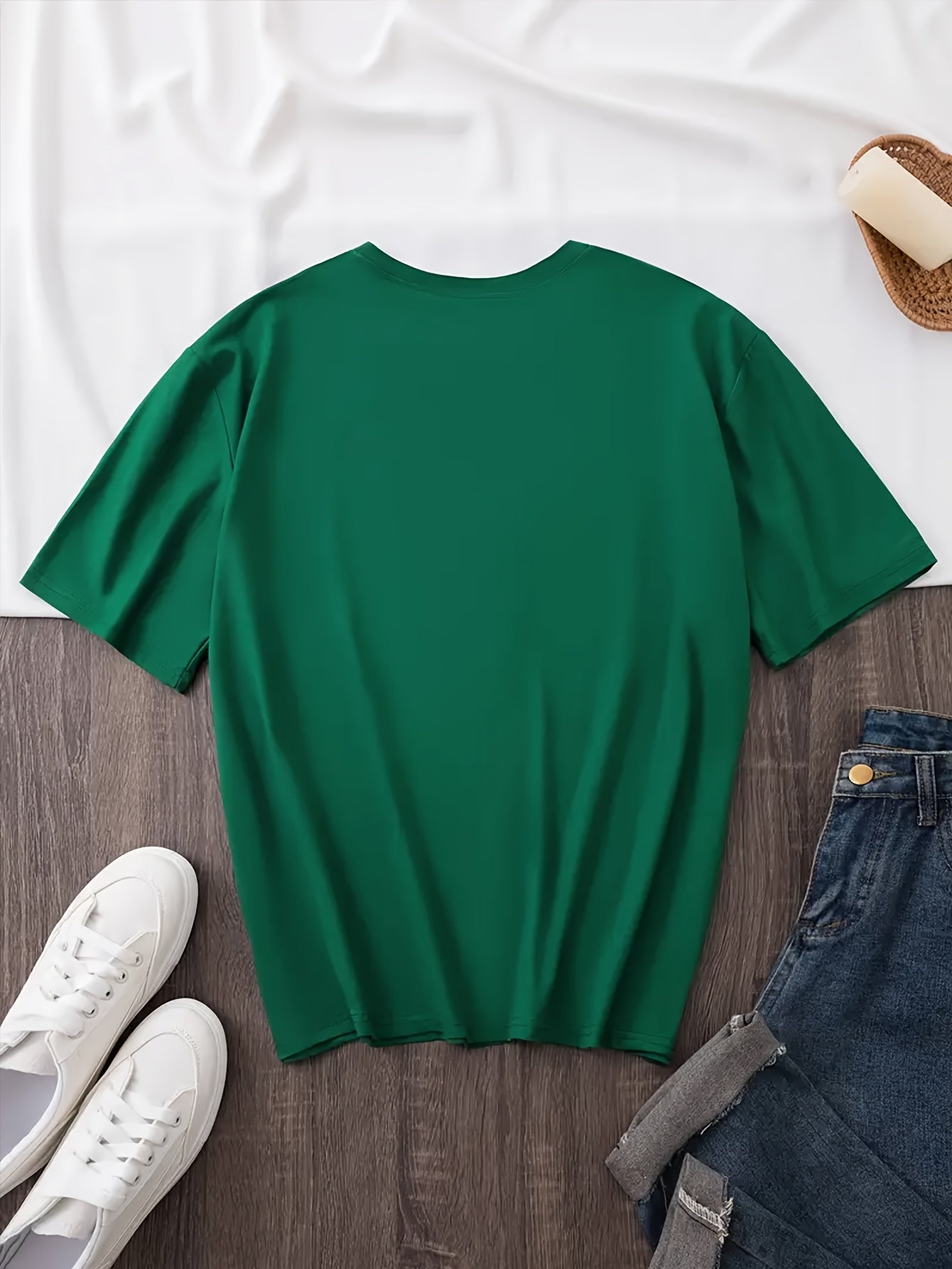 1pc Women's Crewneck T-Shirt - Black with White RAVE Typography Print, Techno Music Inspired Design, Casual Short Sleeve Tee for EDM Festivals & Summer Outings, Machine Washable, Exclusive Deal of the Day Gift Idea, T-shirt S