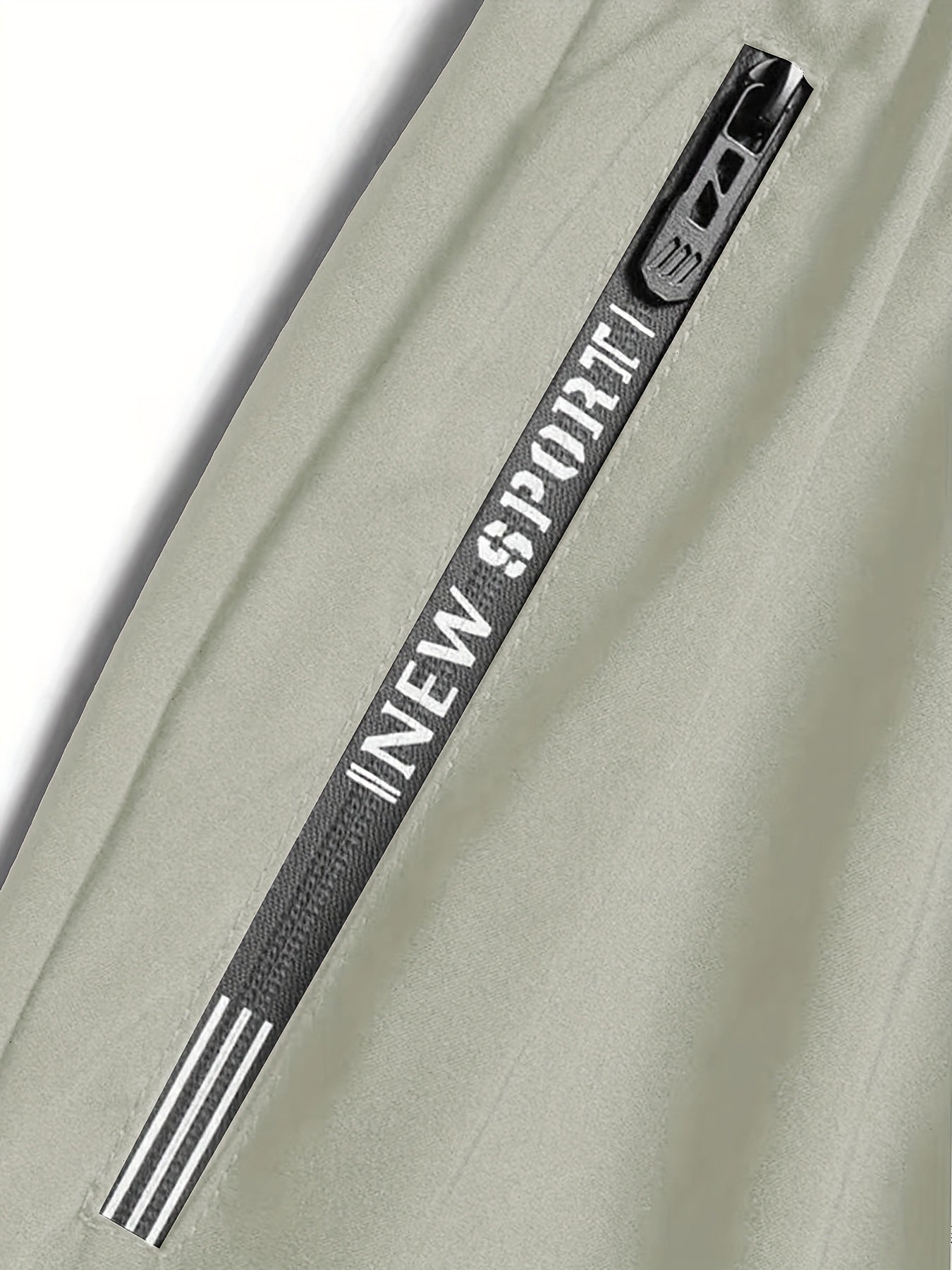 [Moisture-Wicking Shorts] Moisture-Wicking Men's Athletic Shorts | Lightweight Gym Training Shorts with Zipper Pockets & Drawstring Waist - Geometric Pattern, Machine Washable for Casual & Active Wear