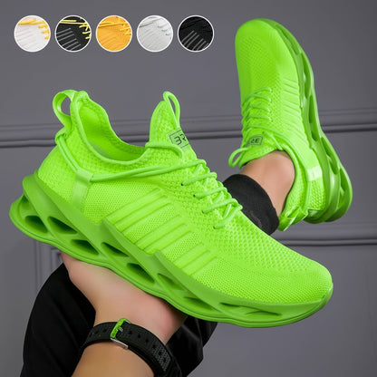 Men'S Breathable Blade Sneakers - Shock Absorbing, Lightweight Non-Slip Running Shoes for Jogging, Tennis, Gym, And Walking - Athletic Sneakers for Youth And Teens