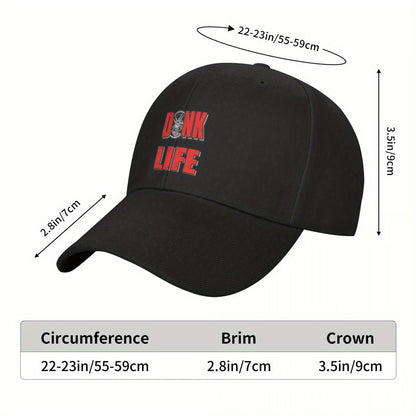 Impala & Caprice Donk Life Red Baseball Cap, a Streetwear Brand Offering Stylish Hats for Both Men And Women, Perfect for Hip Hop And Rave Events.