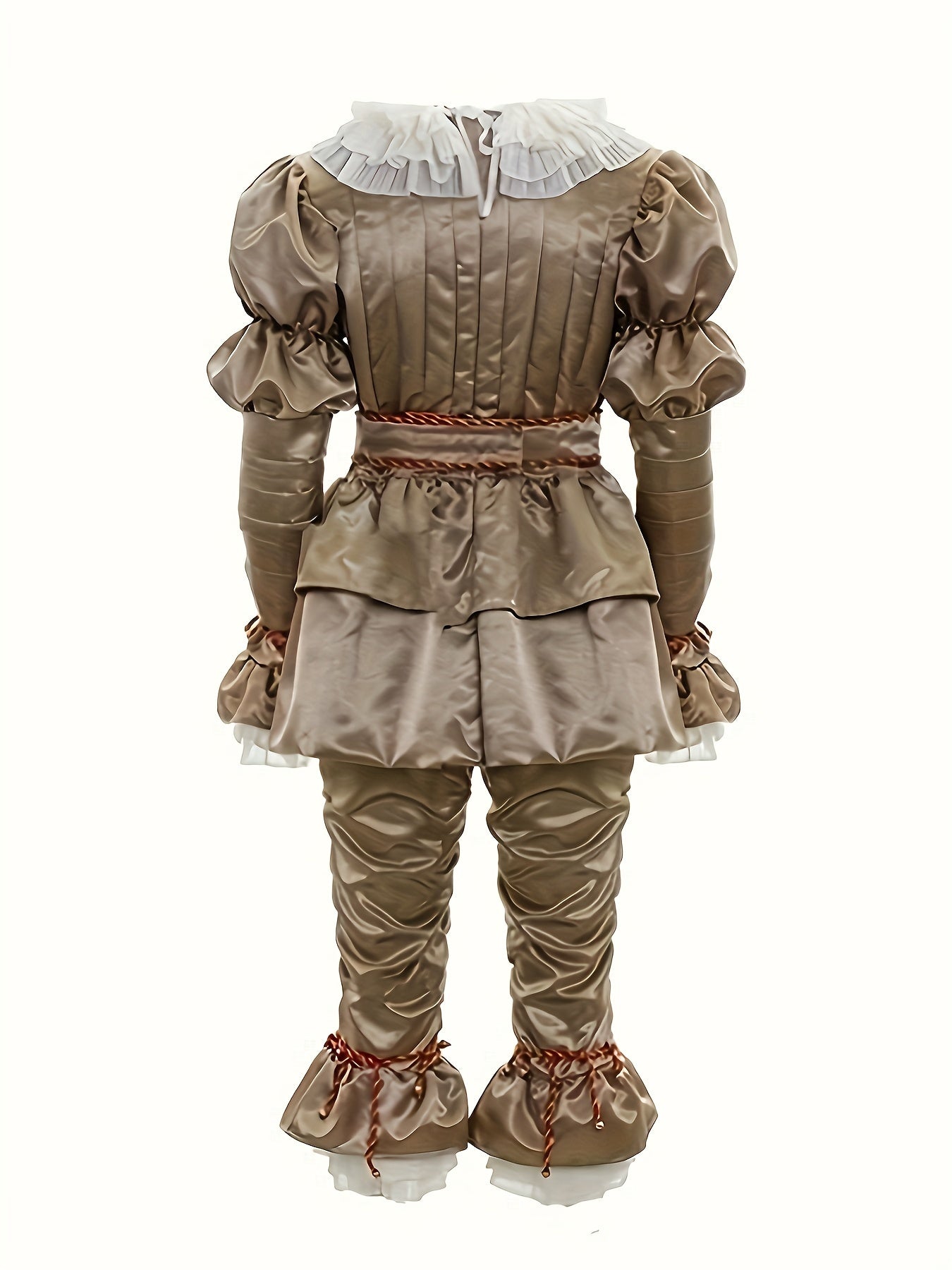 Scary Clown Halloween Costume Cosplay Party Outfit Full Set Adults