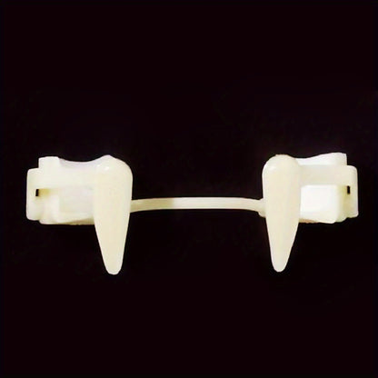 [Scary Vampire Fangs] Scary Halloween Vampire Fangs | Plastic Denture Teeth for Carnival, Themed Events & Halloween Decorations - No Power Needed, Costume Accessories