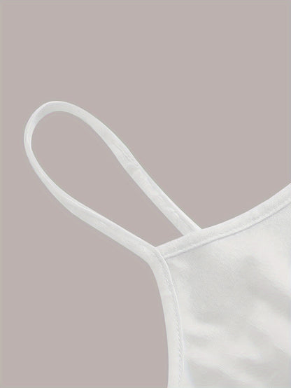 Women'S Sexy Off-Shoulder Polyester Crop Top with "RAVE" Letter Print - White, Strappy Backless Design, Perfect for Summer & Night Out, Crop Top Blouse