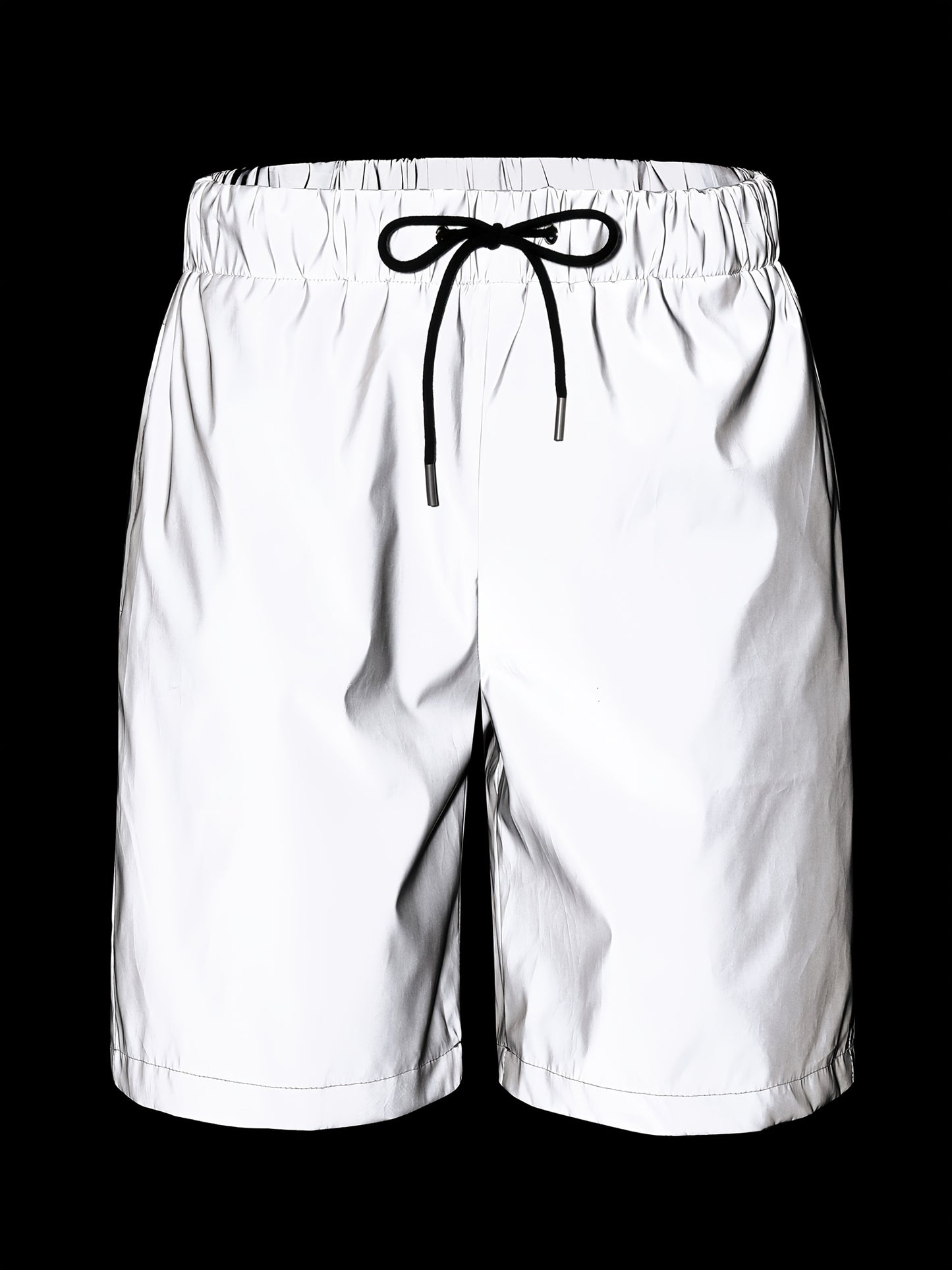 Summer Men's Reflective Shorts Fashion Sports Cycling Casual Straight Five-Pocket Pants