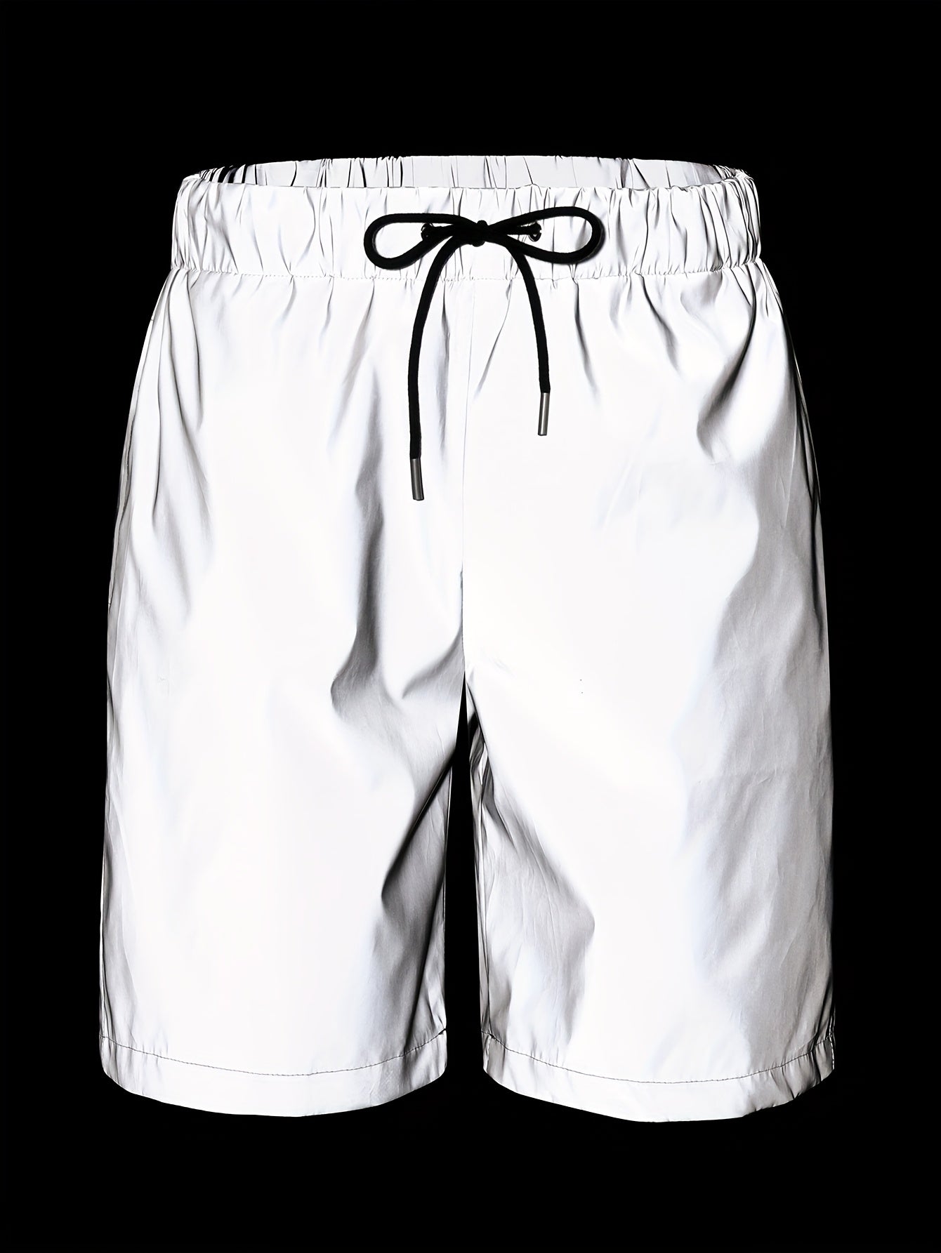Summer Men's Reflective Shorts Fashion Sports Cycling Casual Straight Five-Pocket Pants