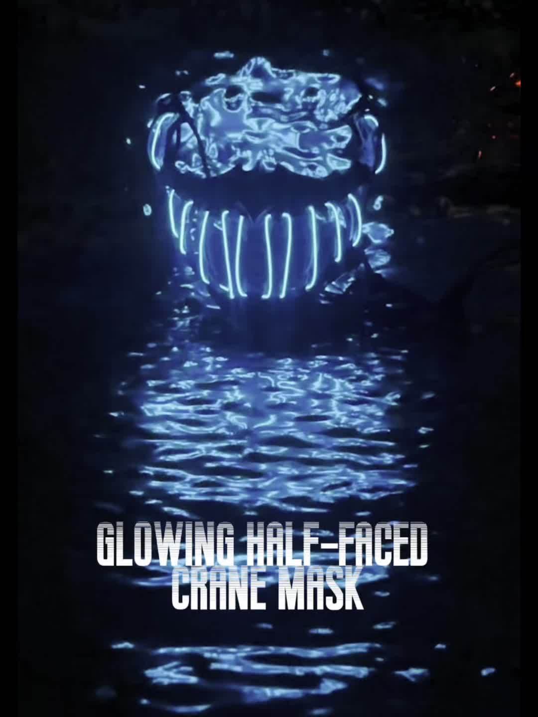 LED Glowing Skull Mask - Essential for Halloween Horror Parties, EDM Festivals, and Night Events. Unisex Design Perfect for Halloween/Carnival/Music Festival, Scary Halloween Costume, Halloween Costumes for Women, Women Hallo