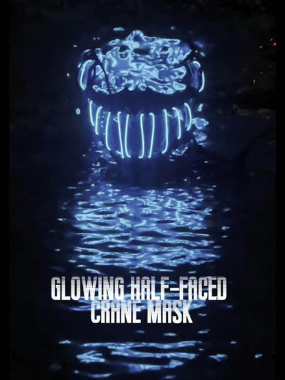 LED Glowing Skull Mask - Essential for Halloween Horror Parties, EDM Festivals, and Night Events. Unisex Design Perfect for Halloween/Carnival/Music Festival, Scary Halloween Costume, Halloween Costumes for Women, Women Hallo