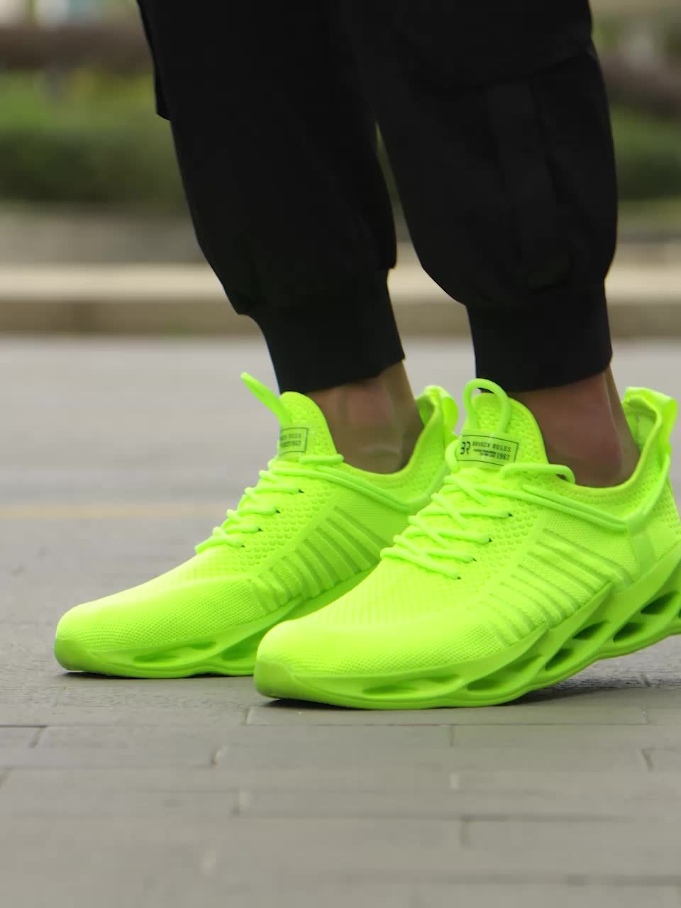 Men'S Breathable Blade Sneakers - Shock Absorbing, Lightweight Non-Slip Running Shoes for Jogging, Tennis, Gym, And Walking - Athletic Sneakers for Youth And Teens