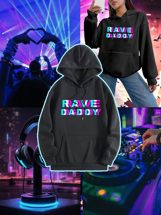 Women's Rave Daddy Graphic Hooded Sweatshirt